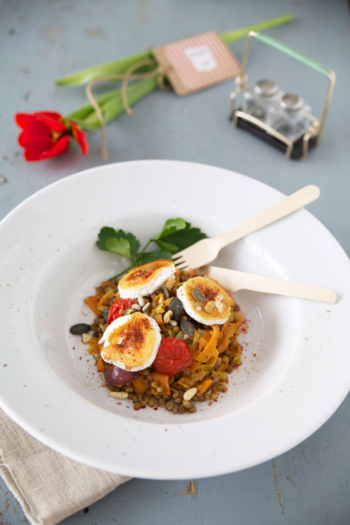 Bild für Bunt & vital – Linsensalat mit Ziegenkäse