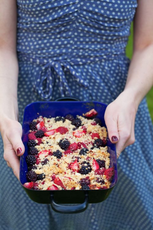Bild für Sommerlicher Beeren-Crumble